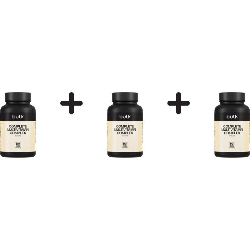 Bulk Complete Multivitamin Complex 2 x 90 Tabletten, geschmacksneutral
