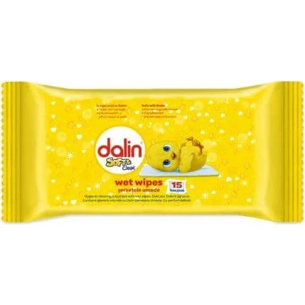 Dalin Soft & Clean Feuchttücher, 15 Stück