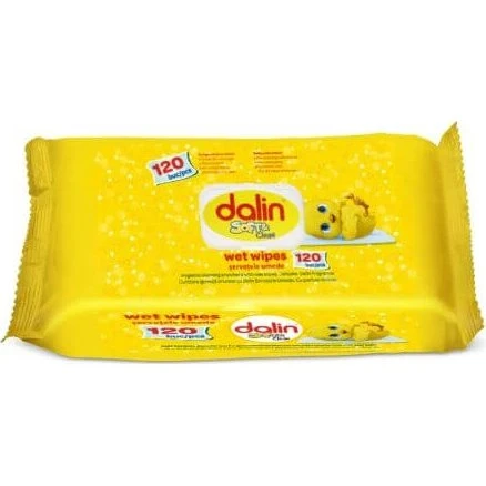 Dalin Soft & Clean Feuchttücher, 120 Stück