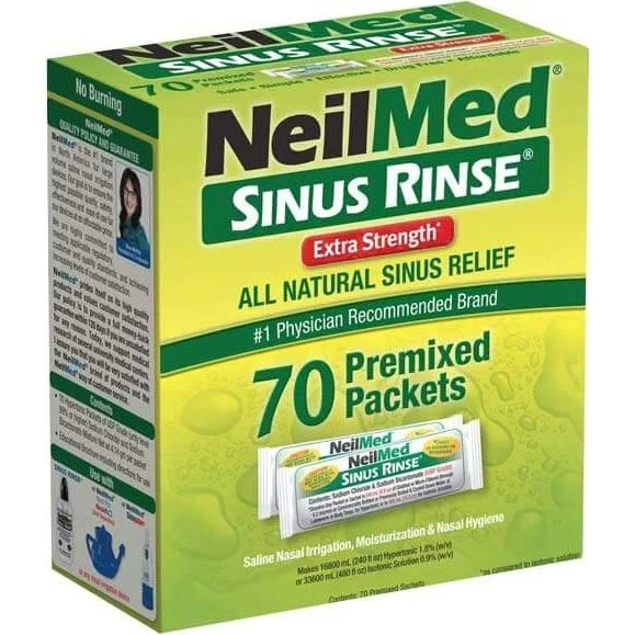 SINUS RINSE Extra Strength Nasenspülung, Ergänzungsset, 70 Beutel