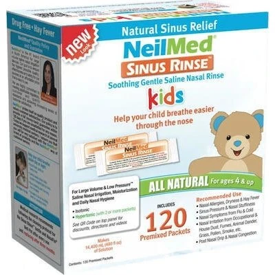 NEILMED Sinus Rinse Kids Ersatzbeutel, 120 Stück