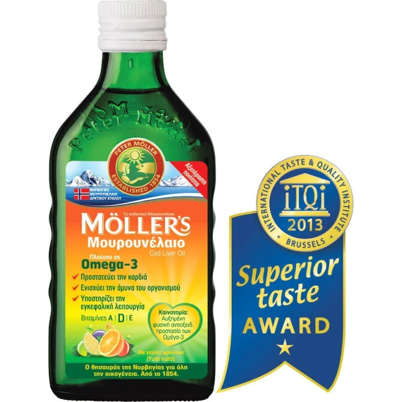 Möller's Lebertran Tutti Frutti, Fruchtgeschmack, 250ml