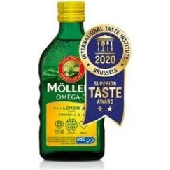 Möller's Omega-3 Lebertran Zitronengeschmack 250ml