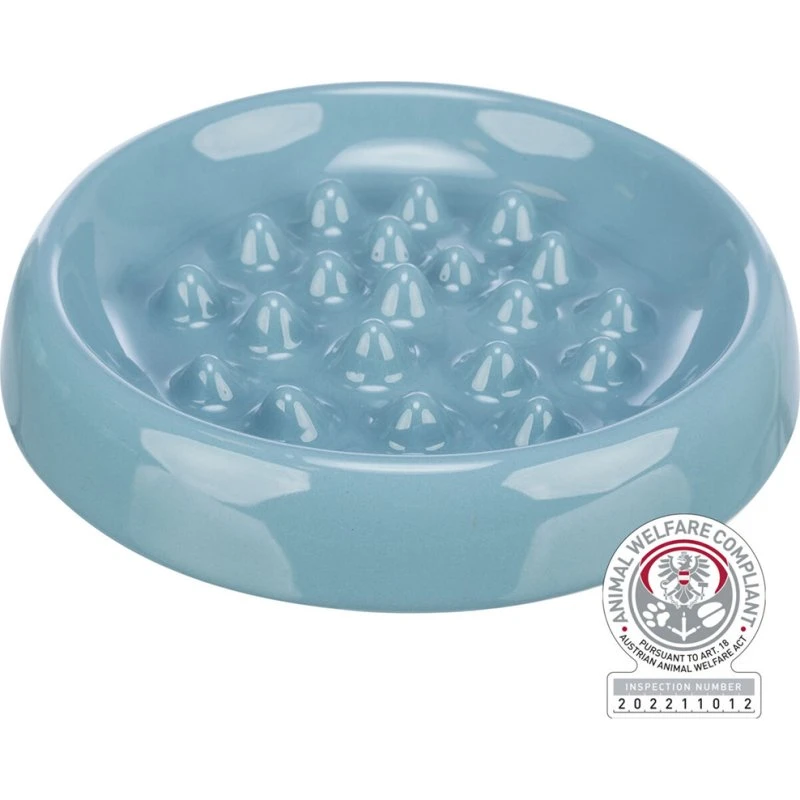 Trixie Keramiknapf Slow Feed 0,25 l weiß