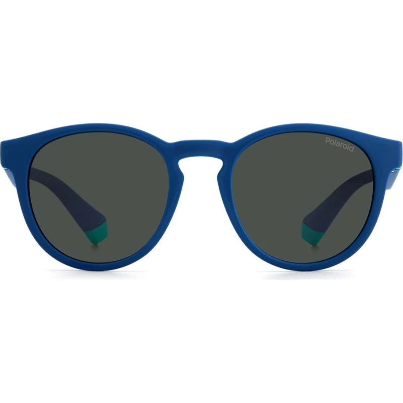 Polaroid PLD 8048/S Junior Sonnenbrille Blau Rund Polarisiert