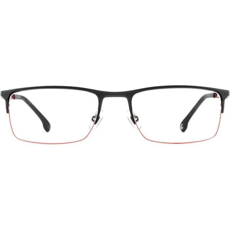 Carrera 8899 Brille Herren - Schwarz/Rot, Rechteckig
