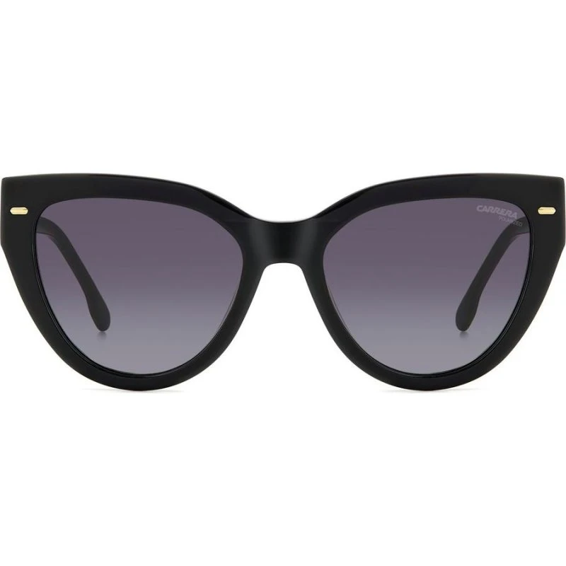 Carrera 3017/S Sonnenbrille Damen - Schwarz/Grau, Rechteckig