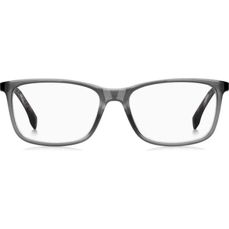Boss 1573 Herrenbrille Grau Gestreift Schwarz Rechteckig