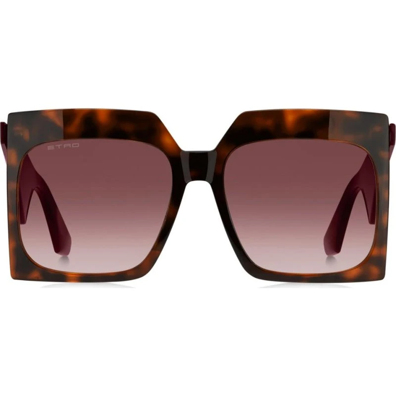 Etro 0002/S Sonnenbrille Damen Oversize Havana Rot