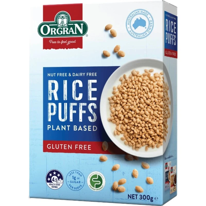 Orgran Expandierte Reisflocken, 300 g