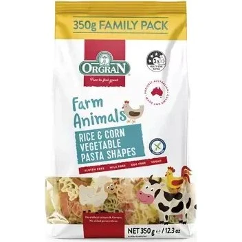 Orgran Tierform-Nudeln aus Reis und Mais, 350 g
