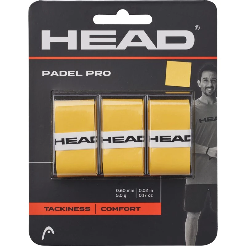 Head Padel Pro Overgrip 3er-Pack - Gelb