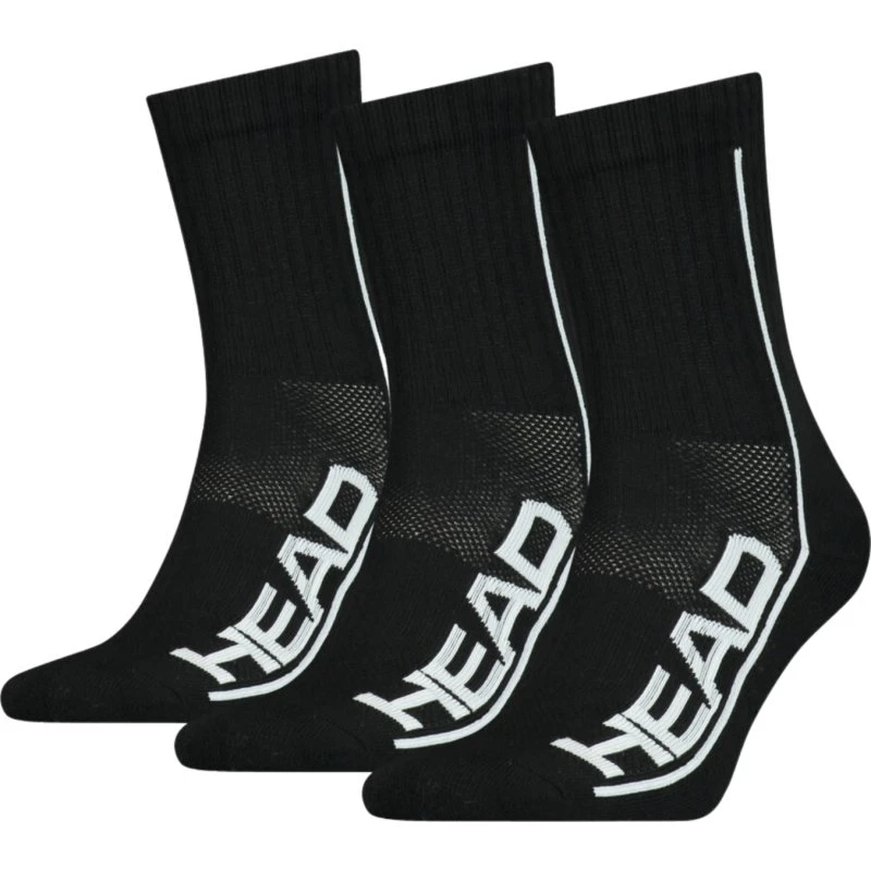 Head Performance Socks 3-Pack Schwarz/Weiß