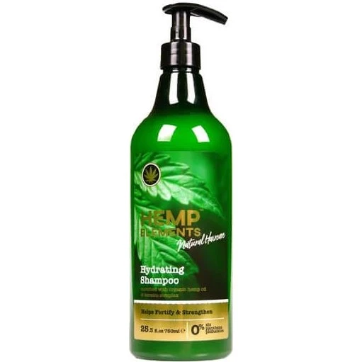 Hemp Elements Feuchtigkeitsspendendes Shampoo mit Hanföl, 750 ml