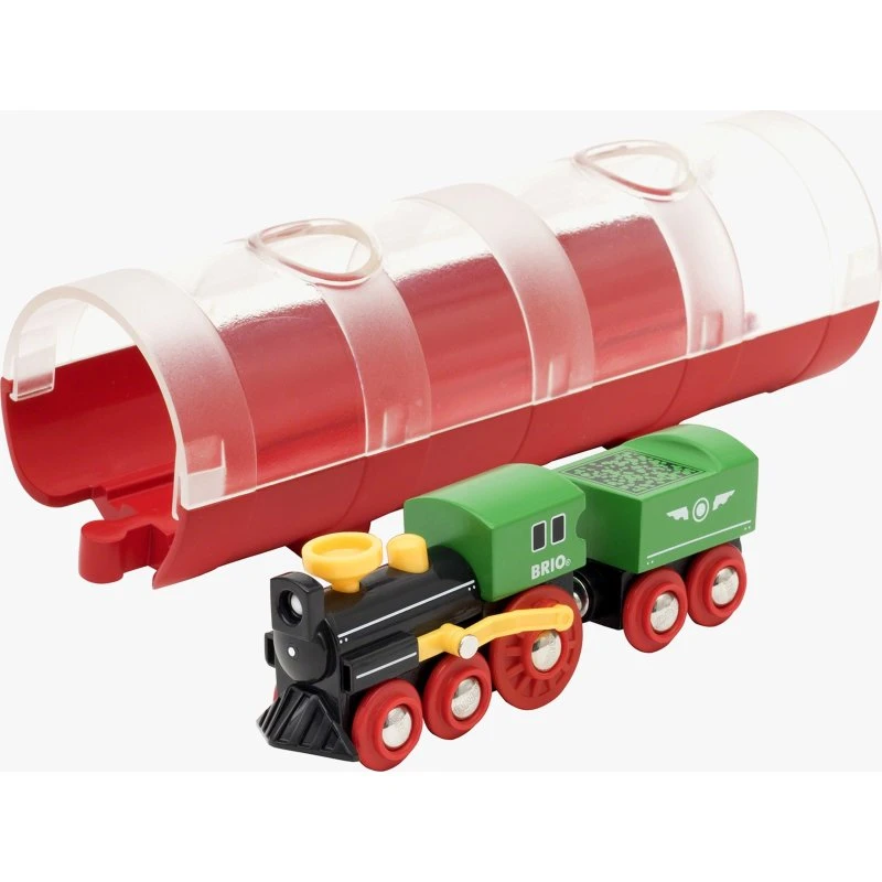 BRIO 33892 Dampflok mit Tunnel für das BRIO World Schienensystem