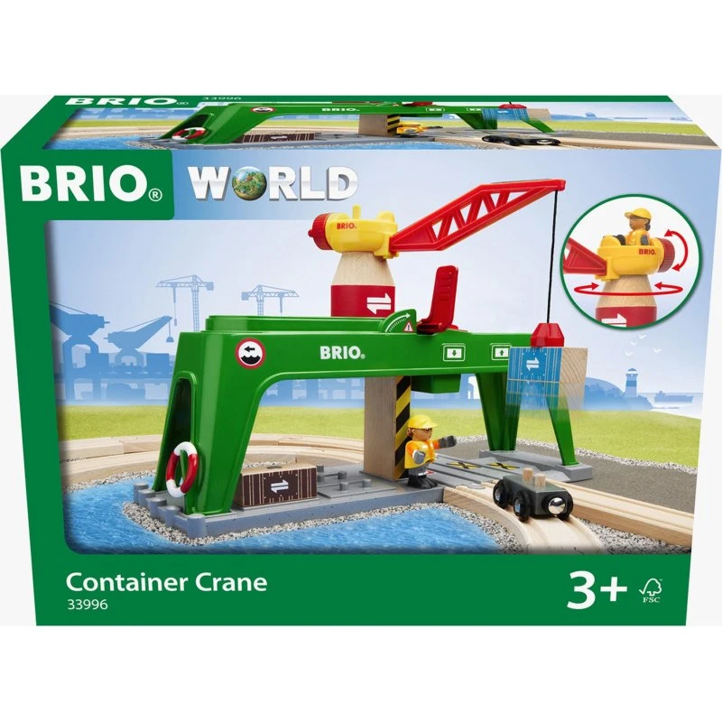 Ravensburger Brio World Doppelgleis-Ladekran 33996
