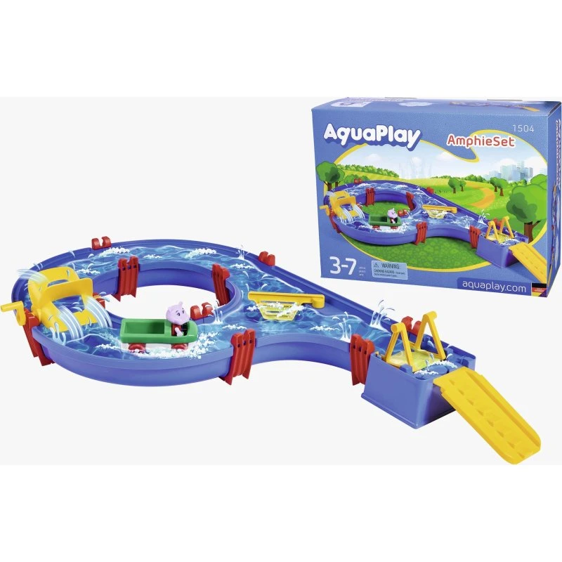 Aquaplay Amphie Wasserspiel-Set mit Nilpferd Wilma