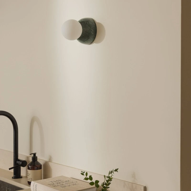 Globen Lighting Wandleuchte Torrano Grün, 13 cm, IP44