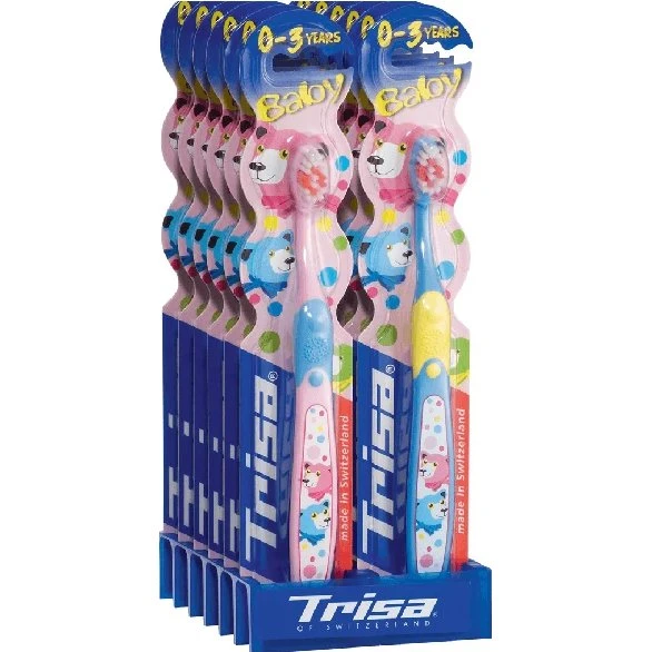 Trisa Babyzahnbürste für Kinder von 0-3 Jahren