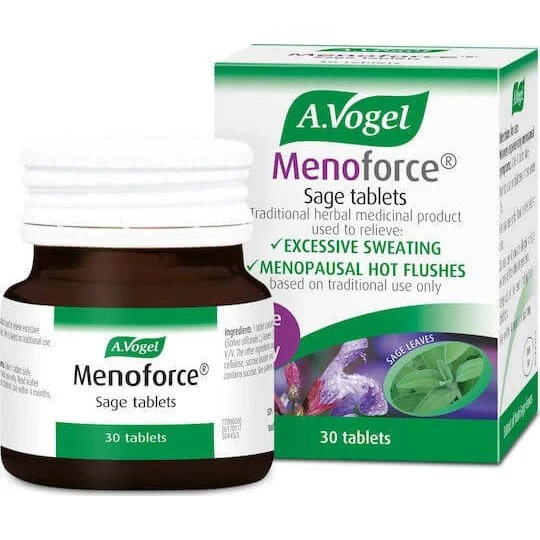 A.Vogel Menoforce Salbei Nahrungsergänzungsmittel, 30 Tabletten