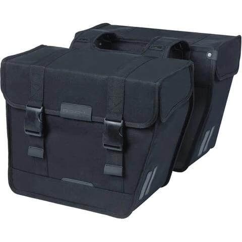 Basil Kavan Eco Classic Rounded Doppeltasche 46L Schwarz