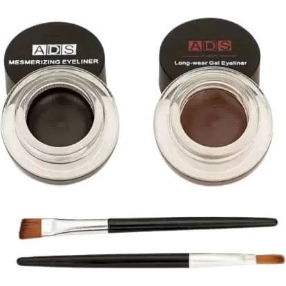ADS Gel Eyeliner Set - Schwarz & Braun