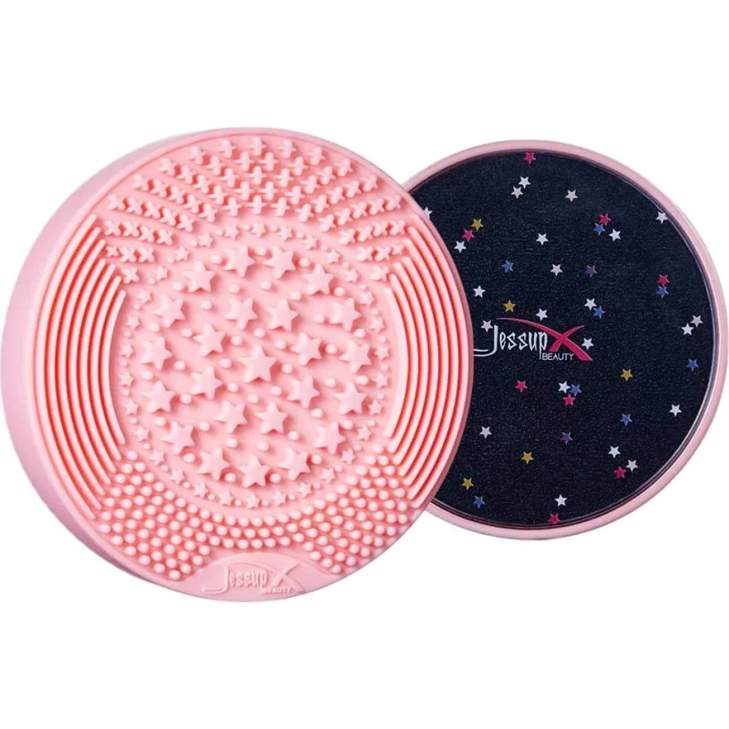 Jessup Pinselreiniger Matte Rosa - Nass & Trocken Silikonmatte