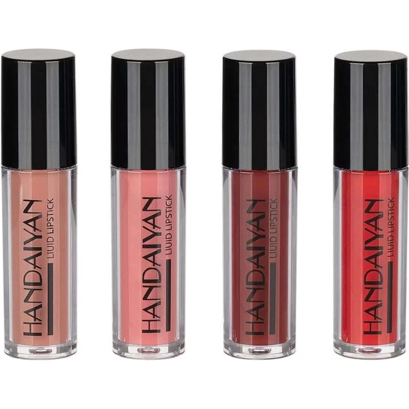 Liquid Lipstick Schminkset 4er-Set, Farbe 02
