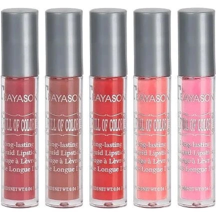 Teayason 5er-Set Lippenstifte Matt, 02
