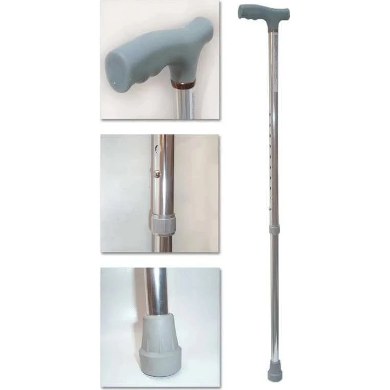 DrHappy Verstellbarer Aluminium-Gehstock JL920L mit T-Griff