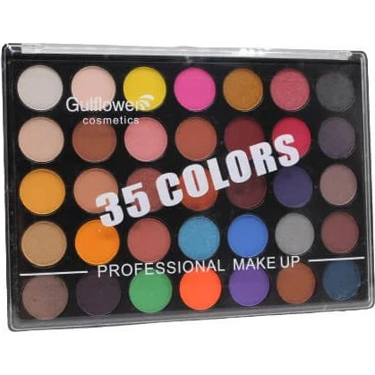 Gulflower Eyeshadow Palette, 35 Farben