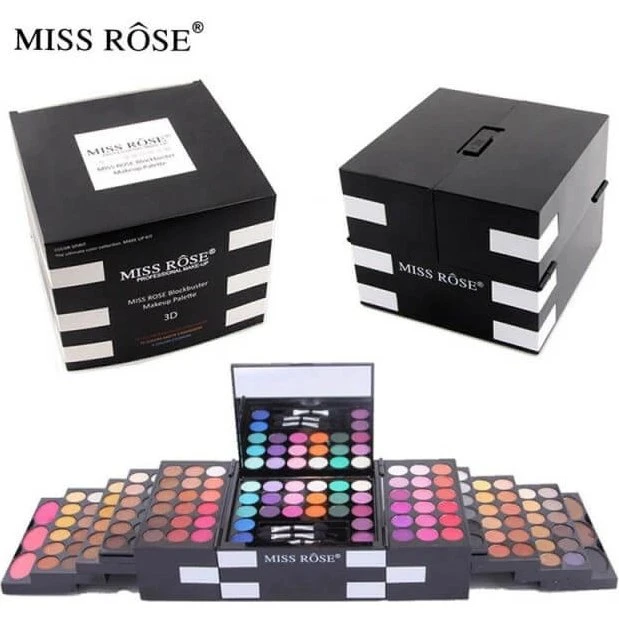 Miss Rose Blockbuster 3D Palette - 148 Farben Lidschatten-Set