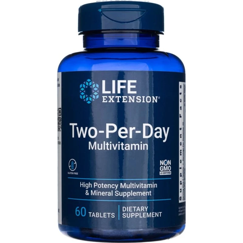 Life Extension Two-Per-Day Tabletten, 60 Stk