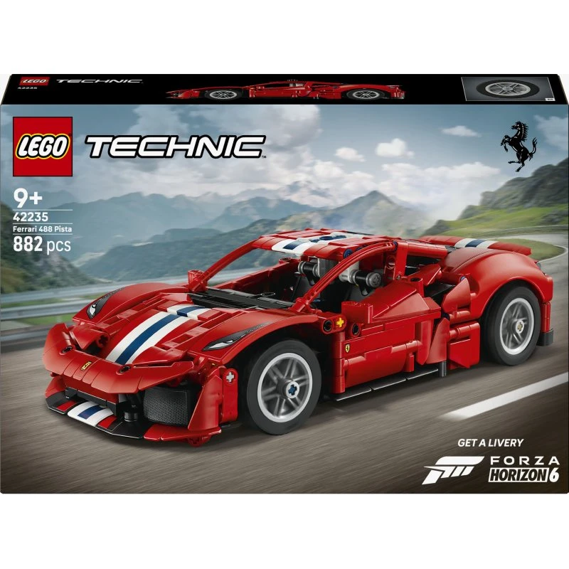 LEGO Technic 42235 Ferrari 488 PISTA Auto, 882 Teile