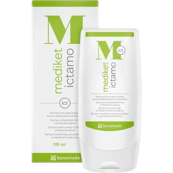 Benemedo Mediket Ictamo Shampoo gegen Talg & Juckreiz, 180 ml