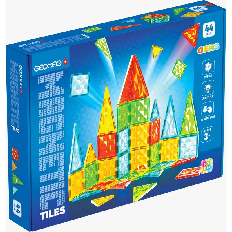 Geomag Gems Bausatz 44 Teile – Magnetisches Lernspielzeug
