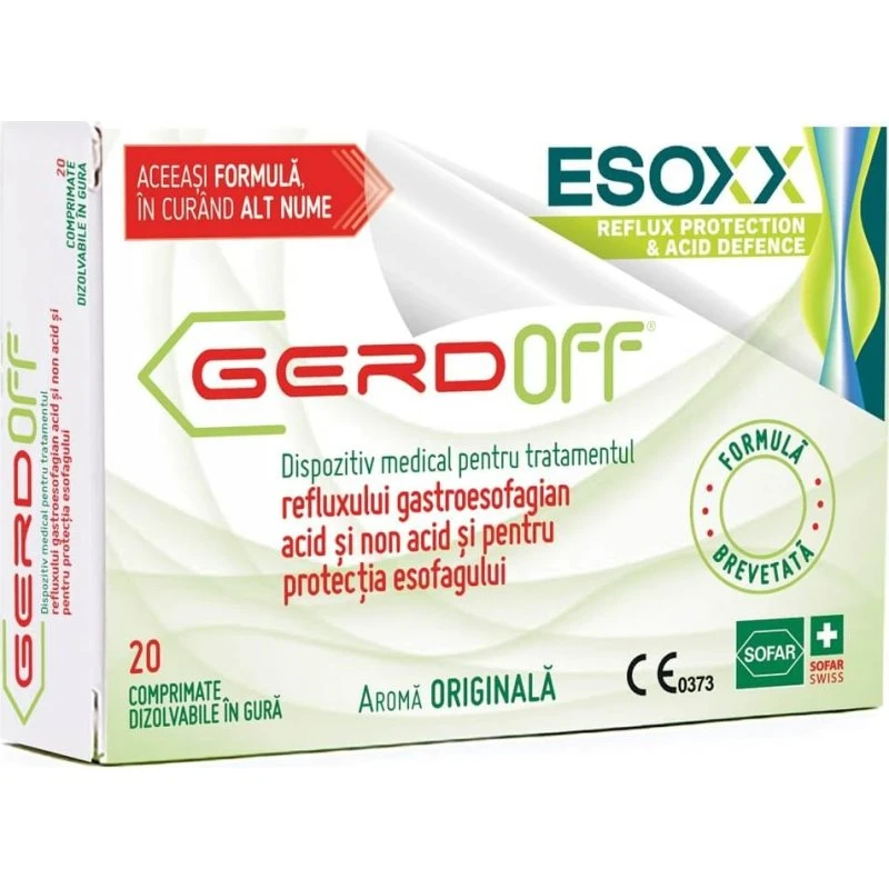 Gerdoff Reflux-Tabletten, 20 Stück, Sofar
