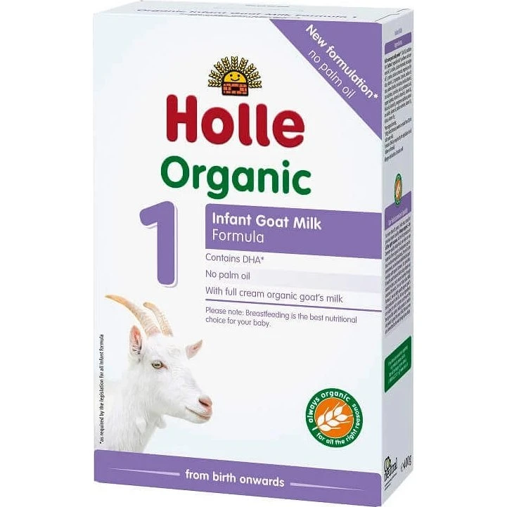 Holle Bio Ziegenmilchpulver Formel 1, ab der Geburt, 400 g