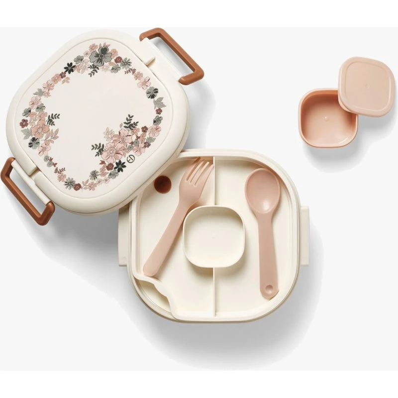 Elodie Thermosflasche & Brotdose Blue Garden Set