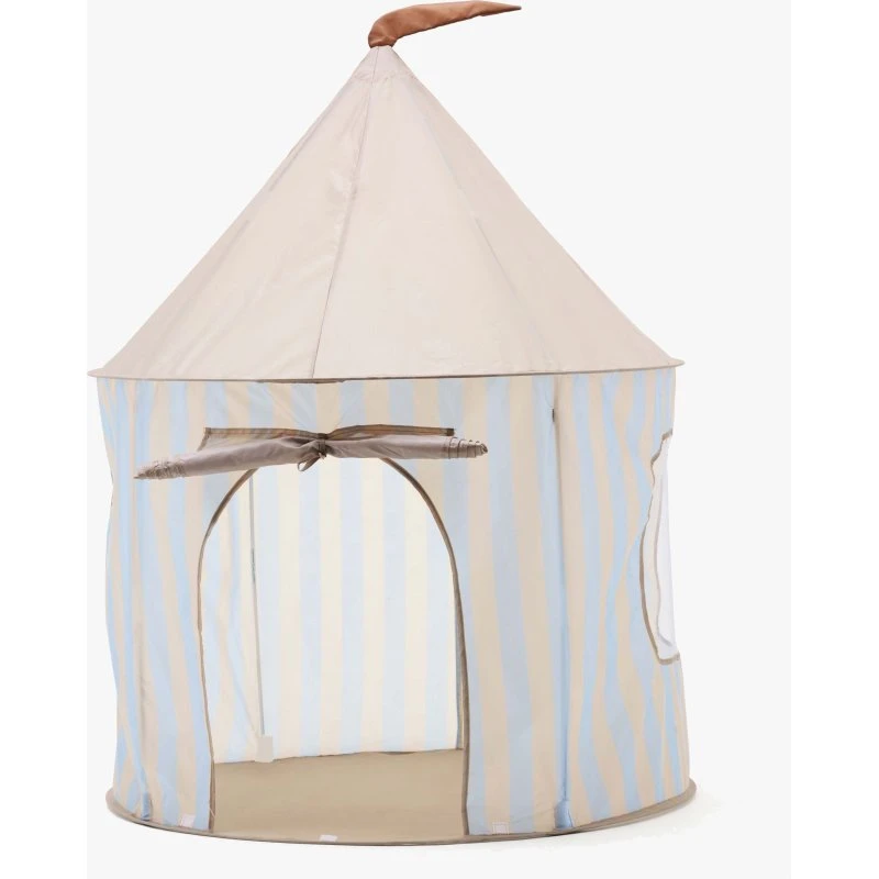 Kids Concept Spielzelt Streifen Hellblau