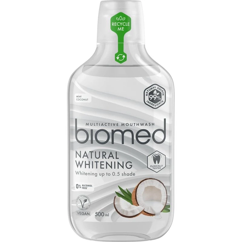 Biomed Super White Mundspülung Minze & Kokosnuss 500 ml