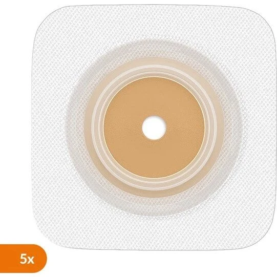 Natura Stomahesive Flexible Stomaplatte mit Hydrokolloid, 70/13-57 mm