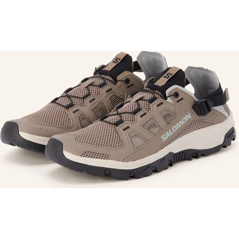 Salomon Techamphibian 5 Wandersandalen Walnut Wrought Iron Black 8