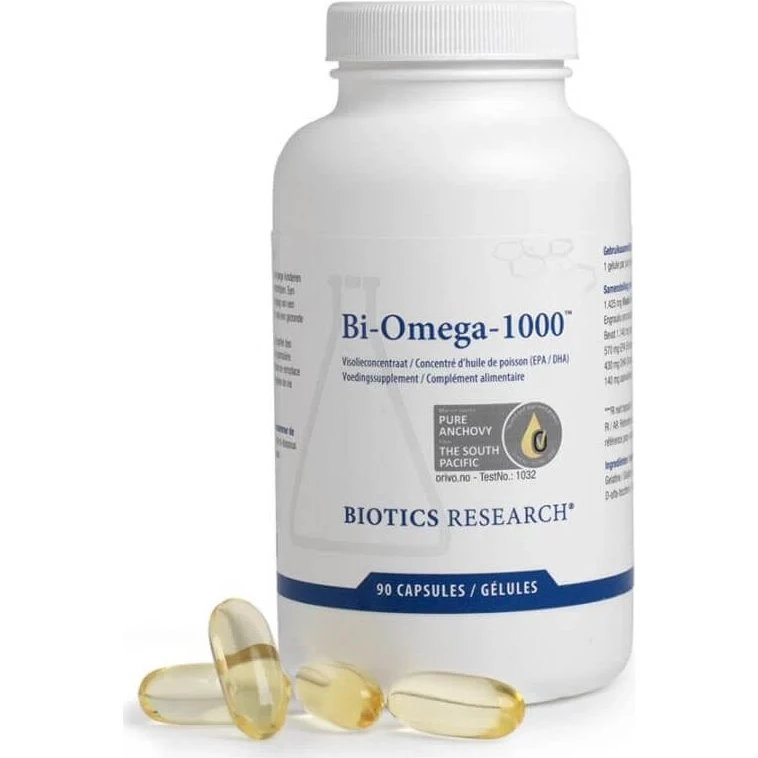 Biotics Research Bi-Omega 1000 Fischölkonzentrat (EPA/DHA) 90 Kapseln