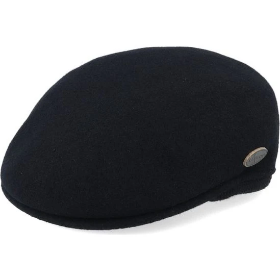 Kangol Wool 504 Earlap Baskenmütze - Schwarz