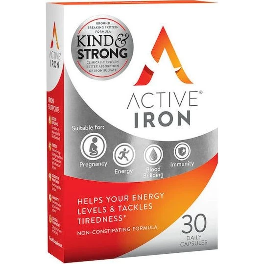 Active Iron Spezial-Nahrungsergänzungsmittel, 30 Kapseln