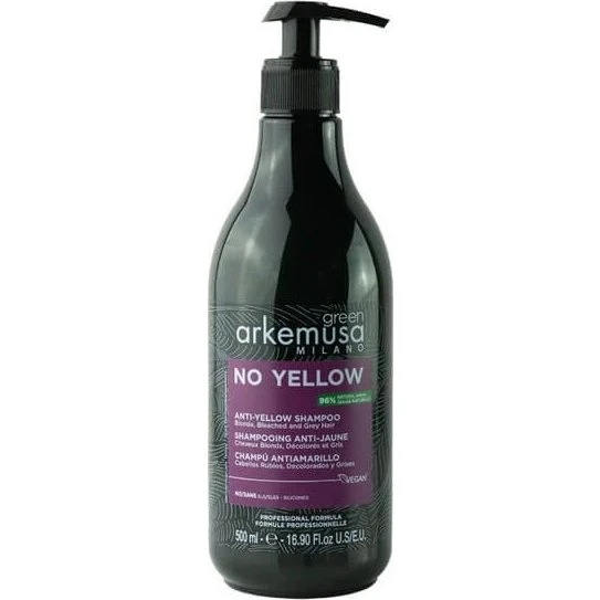 Grün Arkemusa Milano No Yellow Anti-Gelb-Shampoo, 500 ml