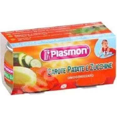 Plasmon Kartoffel- und Zucchinipüree +4 Monate, 2x 80g