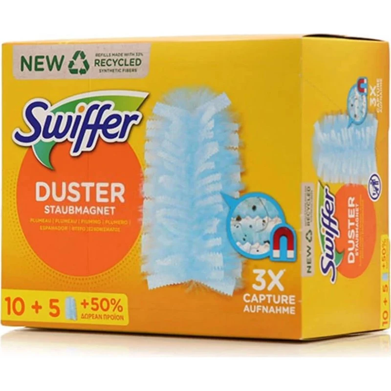 Swiffer Duster Staubwedel Set mit 15 Refills (10+5 Gratis)