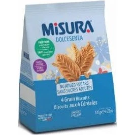 Misura Kekse 4 Körner, 120 g, ohne Zuckerzusatz